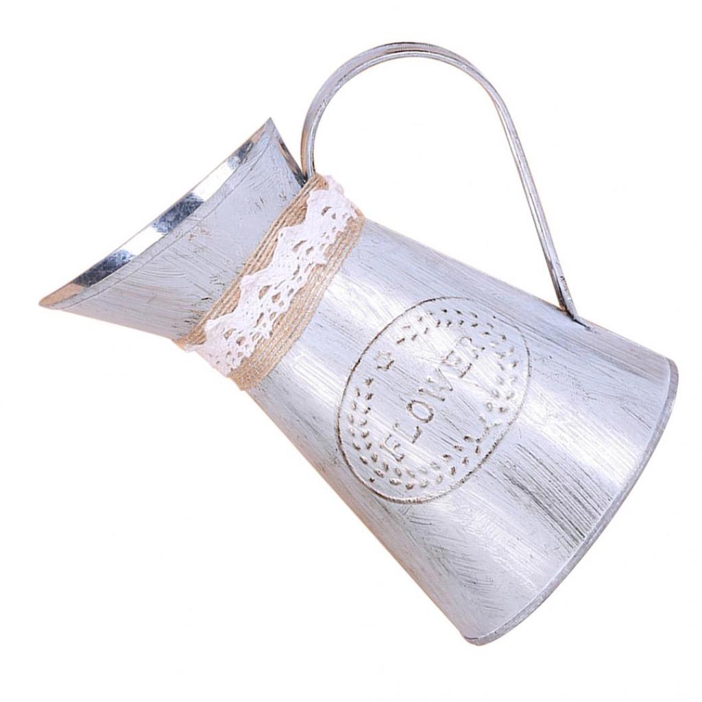 Винтажное Сердце Жестяной Лист Деревенский Кувшин для Цветов Горшок Ведро Свадебный Домашний Декор Отеля KTY