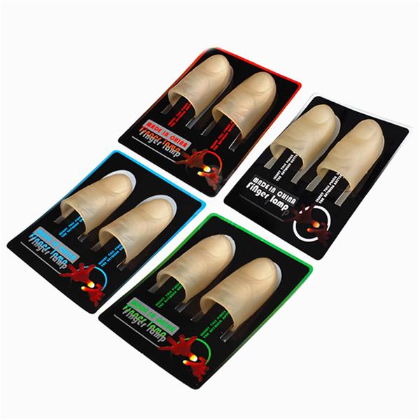 Волшебный свет, свечение, большие пальцы, трюк, появляющийся свет, крупным планом для вечеринок, фокусник, 2 шт.