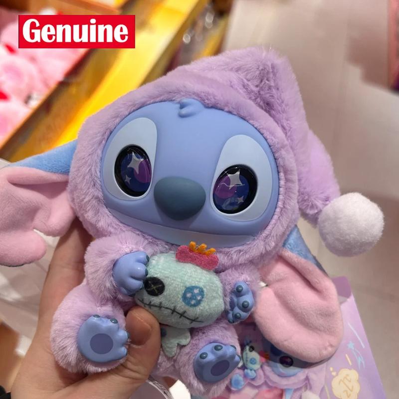 Оригинальный Miniso Disney Стич Серия «Съешь что-нибудь перед сном» Виниловый Блайнд Бокс Сумка Подвеска Милая Кукла Мистери Бокс Игрушка Подарок для Взрослого