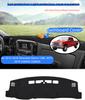 Фланелевая накладка на панель приборов для Silverado/Sierra 1500 2014-2018, 2500HD 3500HD 2015-2019 - Солнцезащитный козырек, блокирующий УФ-излучение