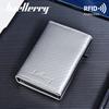 Новая мужская кардхолдер RFID автоматический всплывающий молния углеродное волокно магнитный держатель для карт мужчины