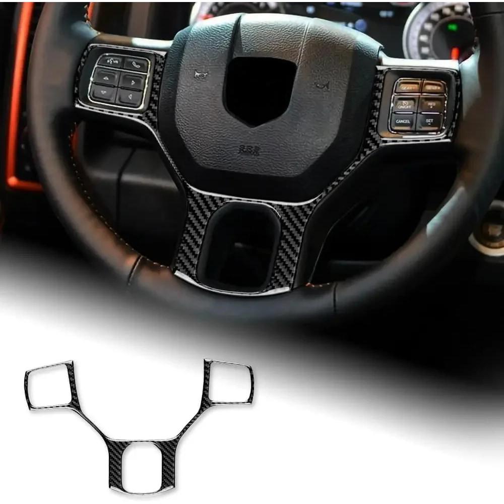 Для Dodge Ram 1500 2500 3500 2016 2017 2018 Панель-заглушка экрана навигации центральной консоли Аксессуары для отделки интерьера из углеродного волокна