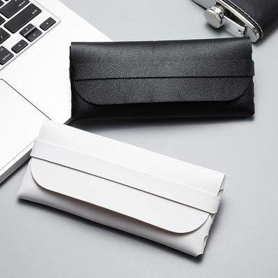 Мягкий футляр для солнцезащитных очков из ПВХ с кожаным ремешком, модный футляр для солнцезащитных очков.