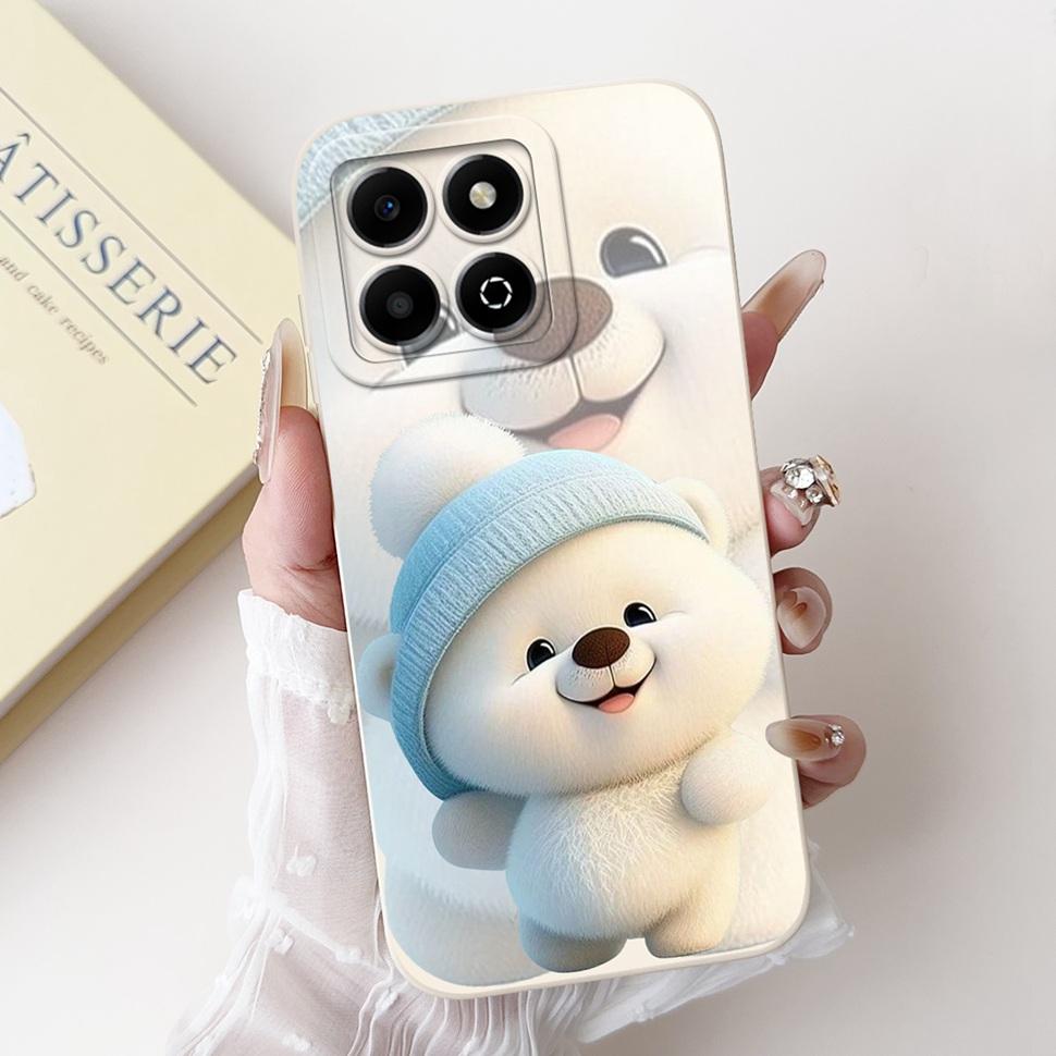 Colorful Flower Case For Honor X6b Coque Silicone Soft Cover For Huawei Honor X 6b 6a X6A Phone Cases Covers Bumper