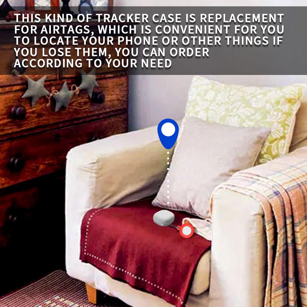 Чехол Силиконовый Защитный Противопотерянный Чехол для Собаки для официального ключа-пряжки Air