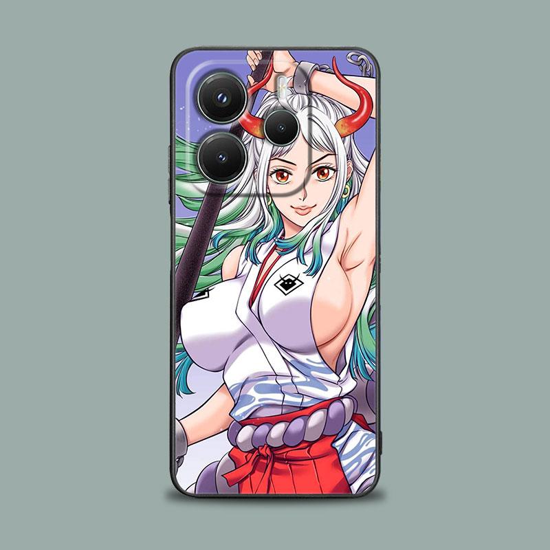 One Luffy Pieces Yamato Cartoon Case For Xiaomi Redmi Note 15 14 13 12 11 10 Pro Plus 5G For Redmi 15 C 14C 13C 12C Phone Cover