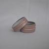 100pcs 10ml Rose Gold Aluminum Jar 10g Metal Aluminum Tin Container Clear Window Rose Gold Cosmetic Containers Nail Storage Jar