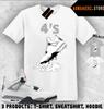 Футболка в тон AJ 4 White Cement 2025 Сочетающаяся кроссовка Обувь Капающая 4s Футболка