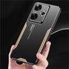 Aluminum Alloy Case for POCO M6 4G F6 X6 M6Pro Metal Matte Bumper Silicone Shockproof Camera Protection Phone Case for Redmi 13 13C A3 X Note 13R