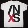 Винтажная футболка INXS TOUR 1991 Хлопок Белый Полный Размер Унисекс S-5XL CG1171 Унисекс Футболка