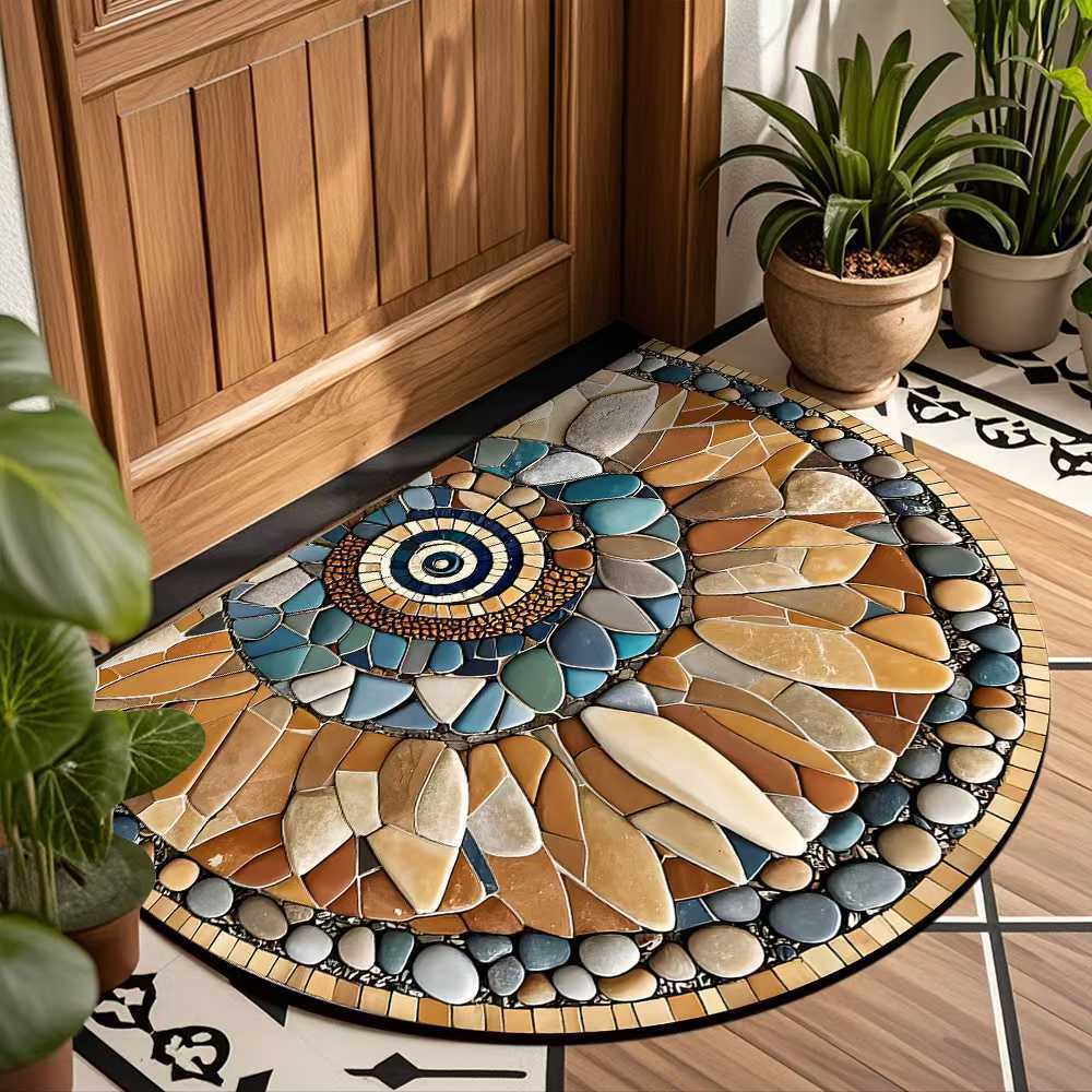 High-Quality Pebble Floor Mat Diatomaceous Earth Bathroom Non-Slip Mat Entryway Doormat Quick-Dry Foot Mat Non-Slip Carpet