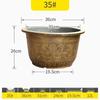Large Resin Flower Pot for Cycad, Fruit Trees, Lotus, Balcony & Courtyard Planting