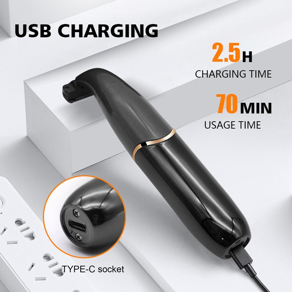 4 в 1 Удаление волос Триммер для корней носа, бровей, бритвы для удаления волос