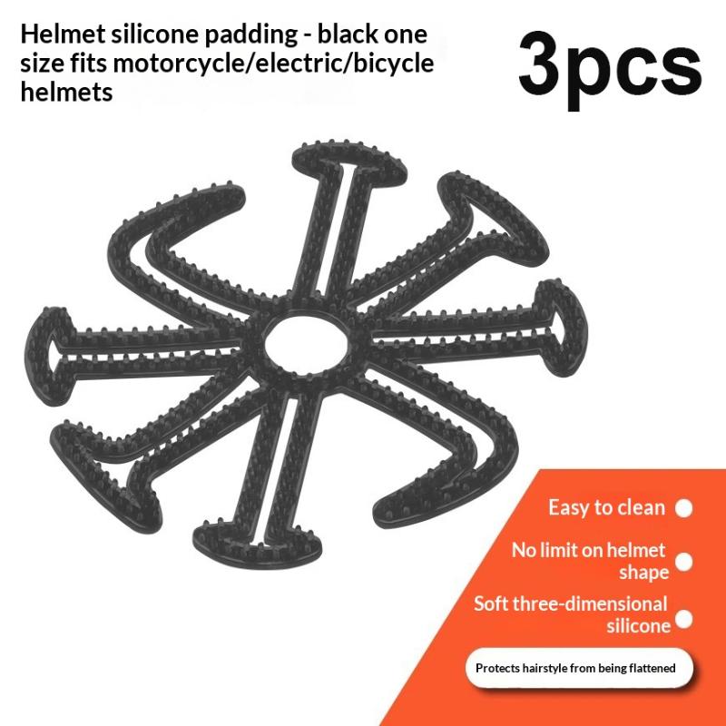 Riding Cushion Ergonomic Helmet Liner with Breathable Silicone Pad for Cycling Enthusiasts