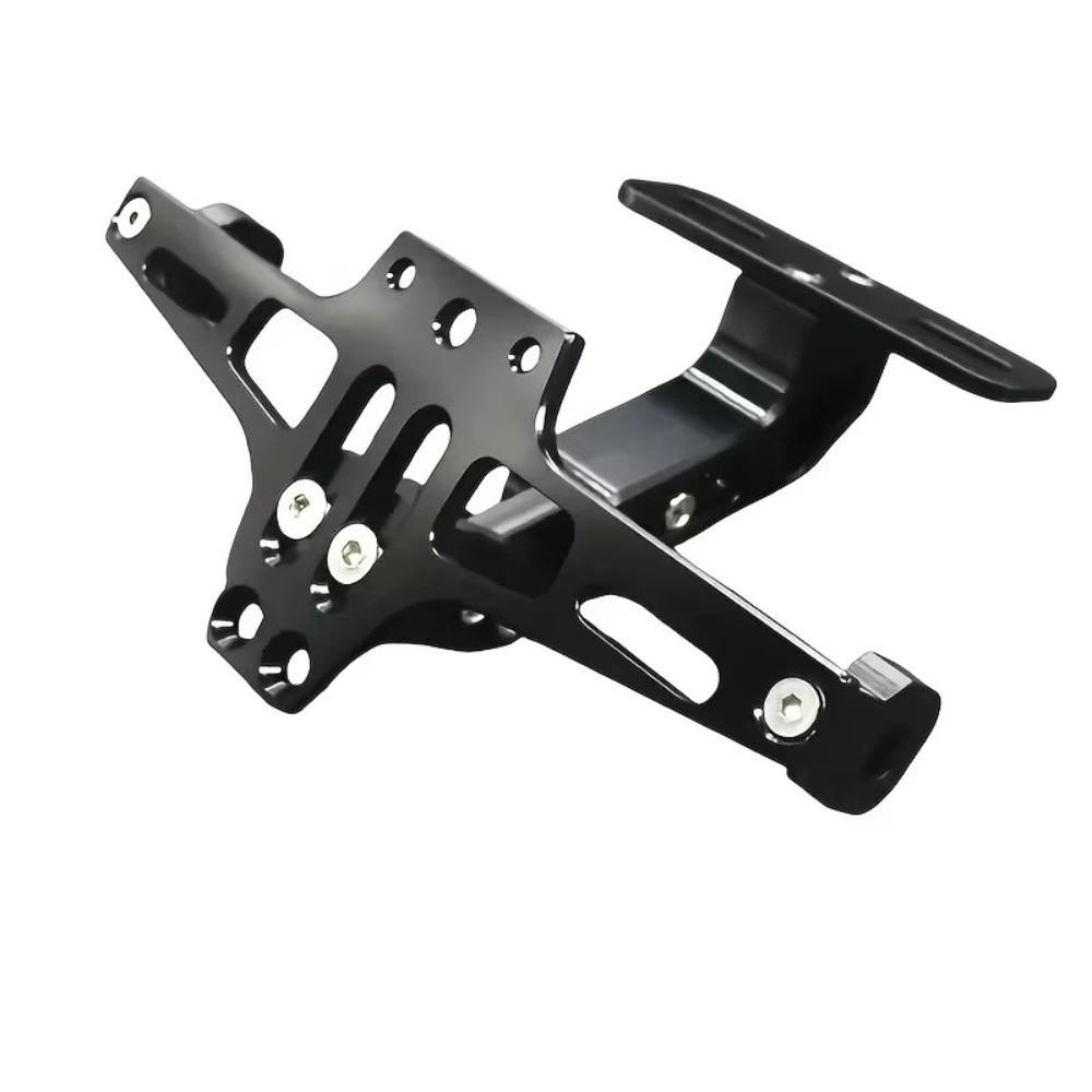 Adjustable License Plate Bracket Aluminum Zinc Zinc Alloy Turn Signal LED Lamp Holder Motorbike Parts