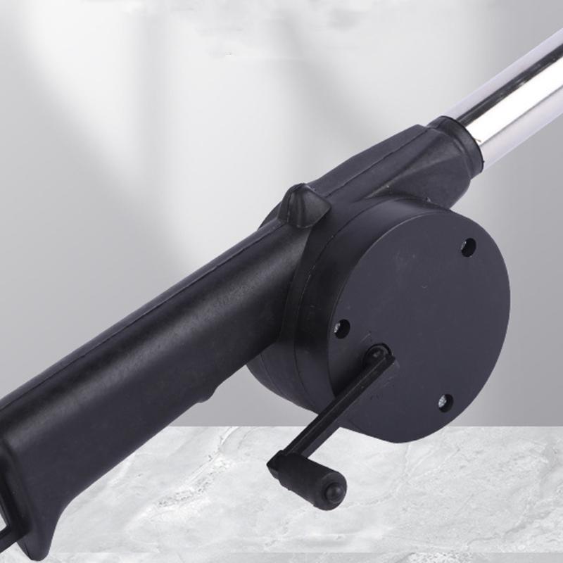 Ручной вентилятор Компактный вентилятор для походной плиты со съемной ручкой для пикников, походов