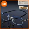 Xiaomi Готовые безрамные очки для близорукости для мужчин и женщин со сверхлегкой оправой для очков с обрезкой краев XTP191
