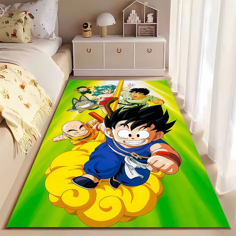 Dragon Ball Anime Action Carpet suitable as a non-slip mat for the living room or bedroom sofa