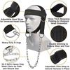 Head Muscle Strength Harness for Weight Training Head and Neck Training Headband with Adjustable Steel Chain and Strap