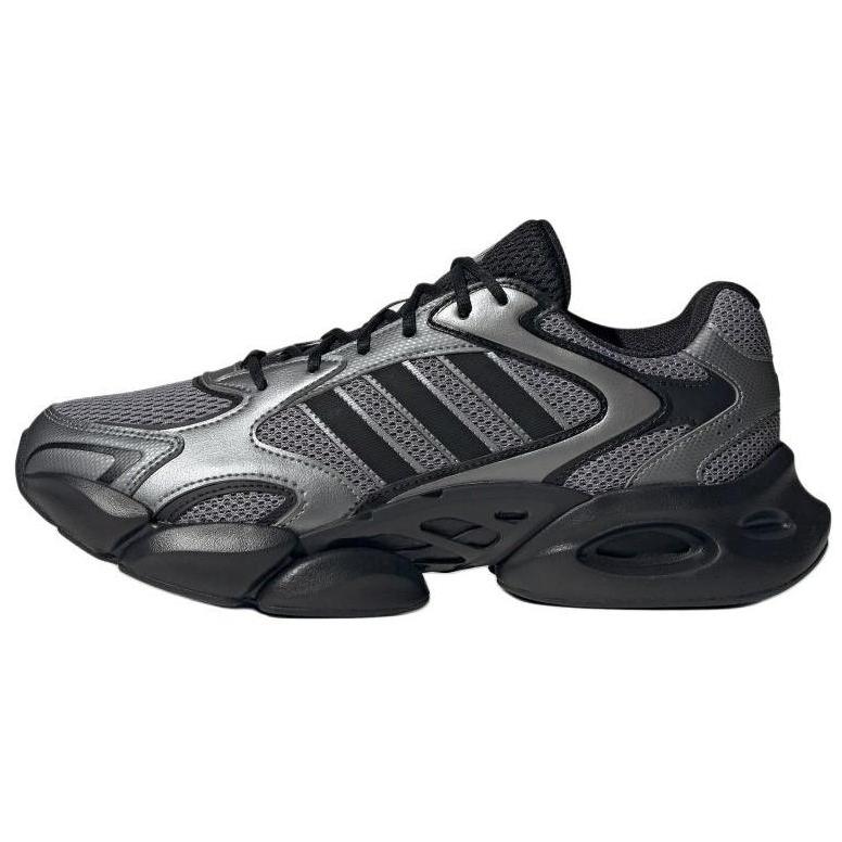 Adidas MEGASTRIDE Кроссовки низкие повседневные для бега Унисекс Серые Черные JR6335