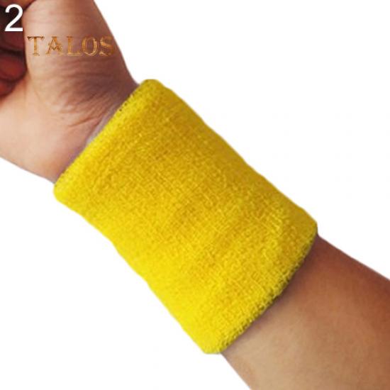 1x Gym Sports Tower Wrist Band Support Cotton Sweatband Guard Protector