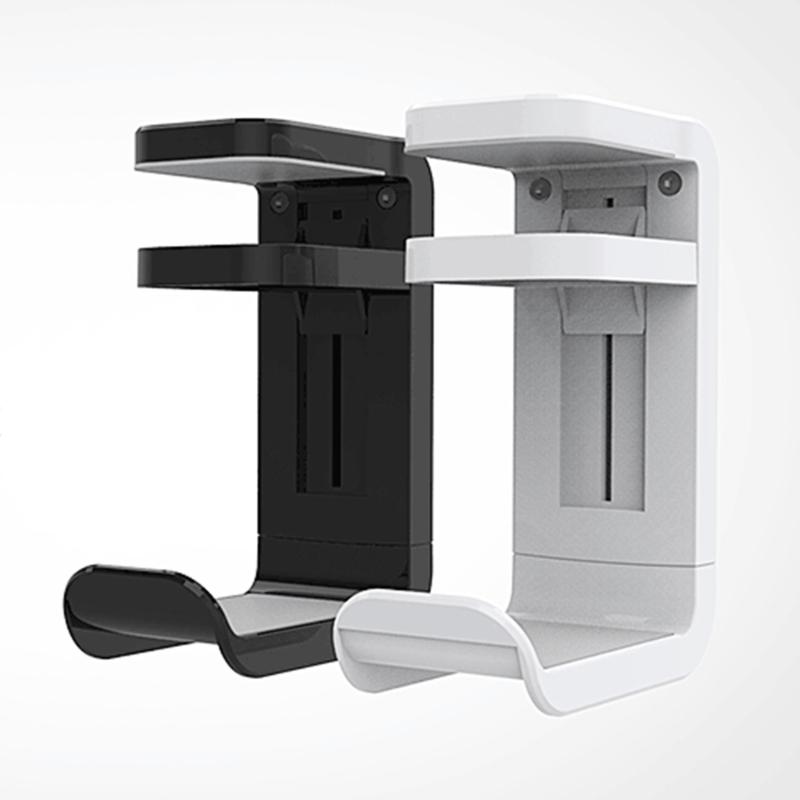 Компактная подставка для наушников с нескользящей накладкой, вращающимся держателем для столов, вращающимся на 360° крючком для аккуратной организации рабочего стола, держатель