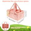 Baby Diaper Caddy Large Organizer Tote Bag for Baby Essentials Boy or Girl Baby Shower Basket Nursery Must Haves Newborn Caddie