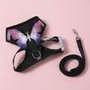 Butterfly Dog Harness and Leash Sets for Small Dog Leash Breathable Cat Harness and Leash Sets Outwalking Dog Strap Pet Harness