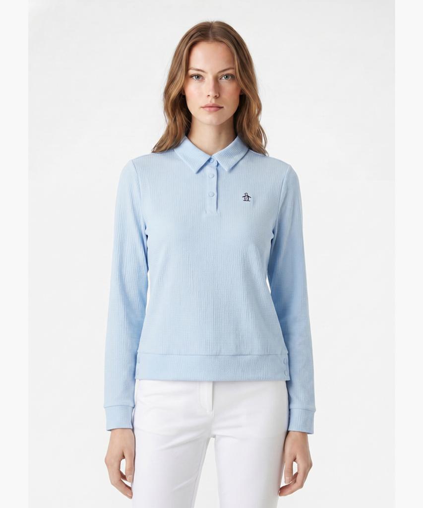 Meonsingweeo Women'S Seducer Long Sleeve T-Shirt Light Blue Mr222Ltl43
