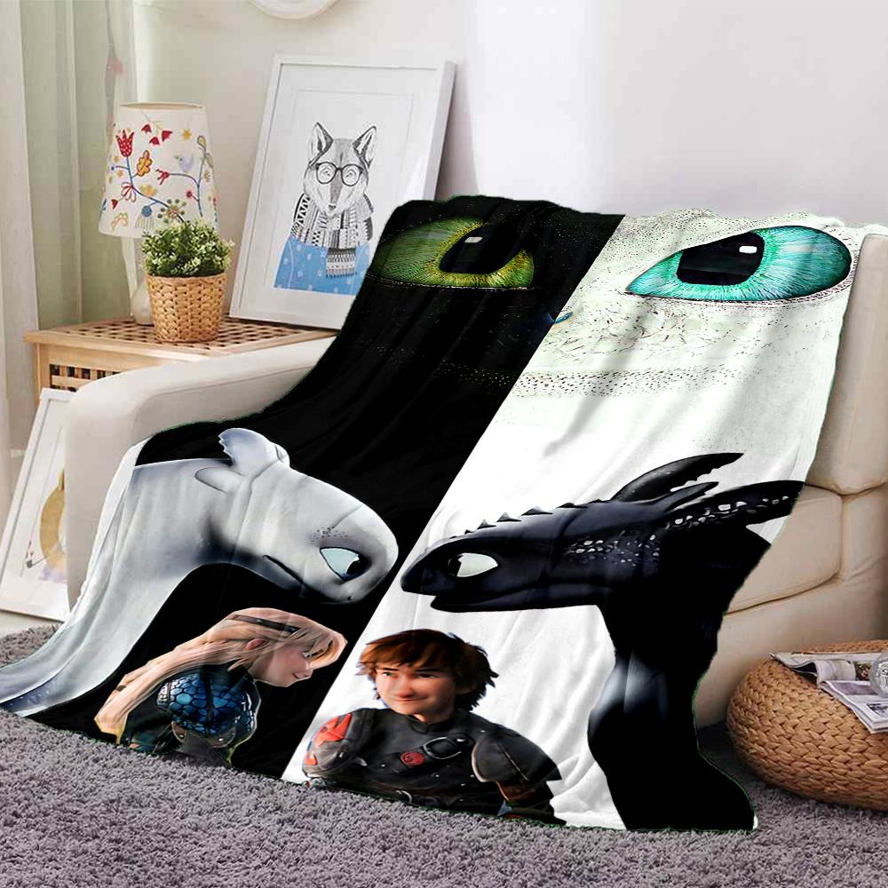 Dragons Friendship Blanket Soft Throw Blanket For Home Bedroom Bed Sofa Travel Office Solid Christmas Blanket