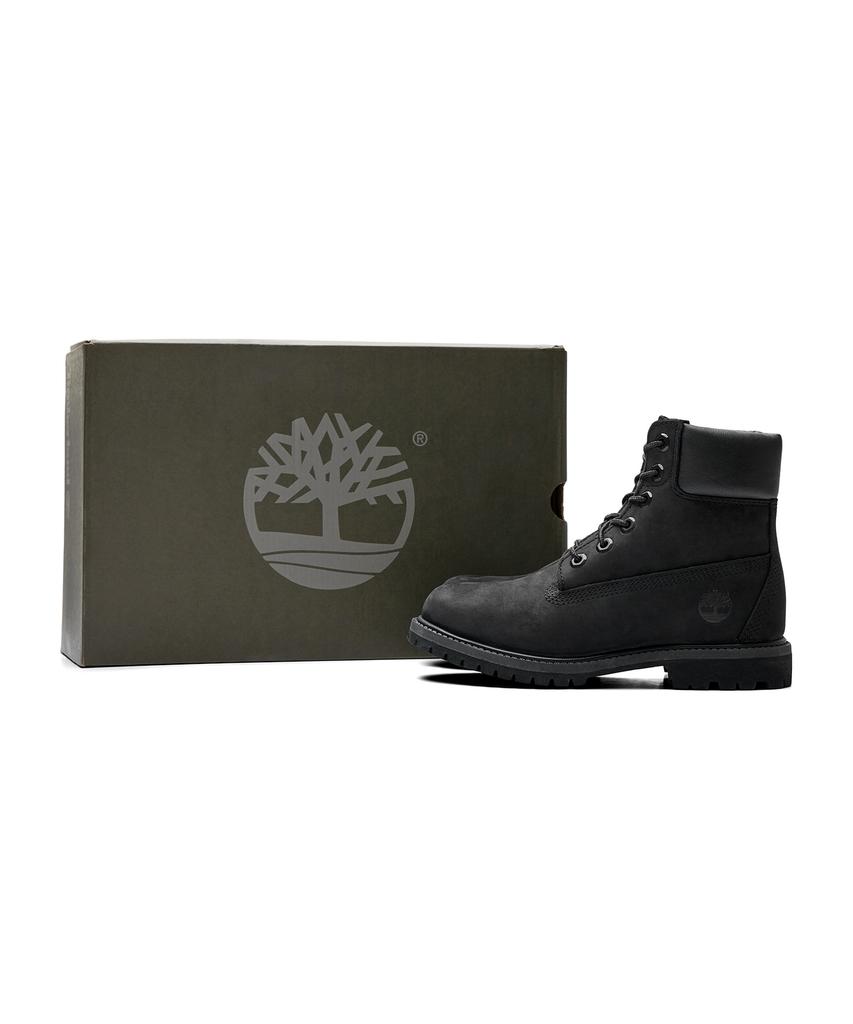 Timberland [Icon] (Women'S) Premium 6-Inch Waterproof Boots - Black Nubuck / 8658A-001