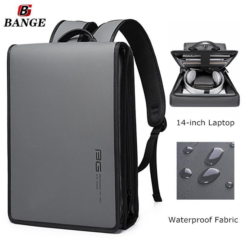BANGE New Ultra-thin Men Fashion Backpack 13.3,14.14.6 Inch Laptop Backpack For Business Travel