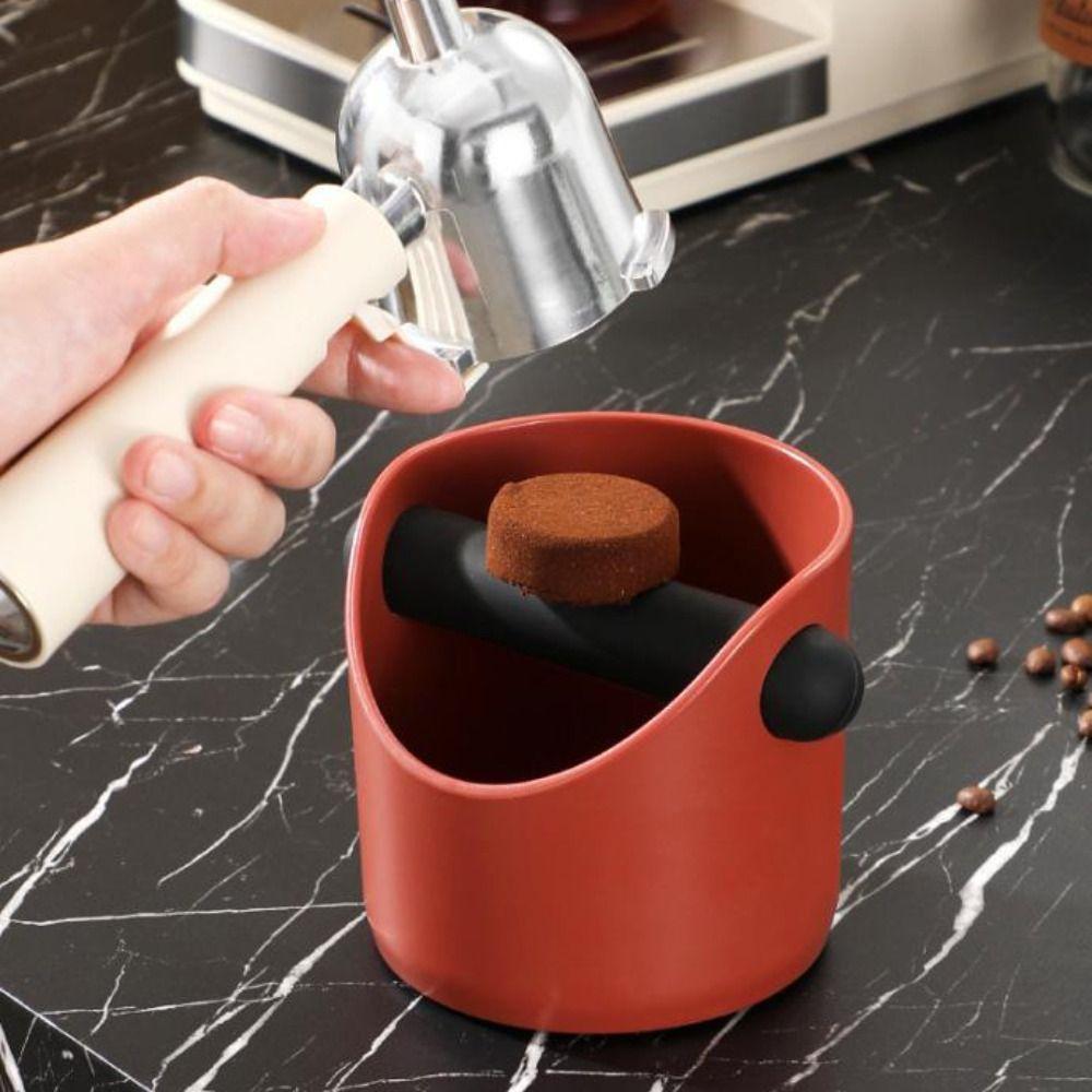 Creative Coffee Grounds Storage Bucket Splash-proof Espresso Dump Bin Desktop Storage Box
