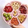 New Silicone Mold Petal Fruit Nut Storage Tray Resin Mold Dishes Partition Plate DIY Crafts Home Decorations Casting Tool DIY