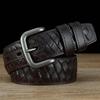 Handmade Belt First Layer Pure Cowhide Belt Leather Pin Buckle Handmade Woven Men's Leather Belt Cowhide Belt