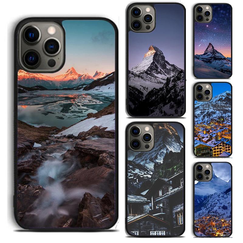 Чехол для телефона Zermatt Matterhorn Swiss Mountain для iPhone 17 Air 16 15 14 Plus apple 16 11 12 13 Pro Max coque