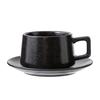 Japanese Ceramic Coffee Cup with Saucer Set Single Product Coffee  Household Lattelatte Coffee  Afternoon Tea