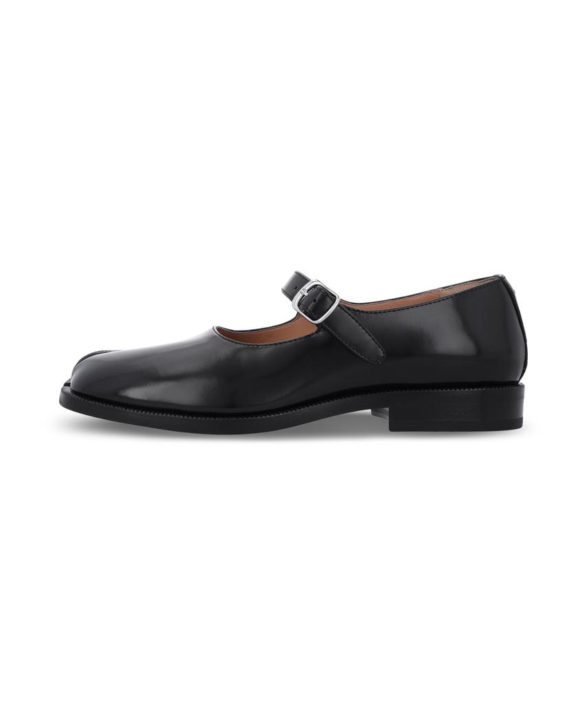 Maison Margiela Tabi Mary Jane Flat Shoes - Black / S39Wl0119Ps679T8013