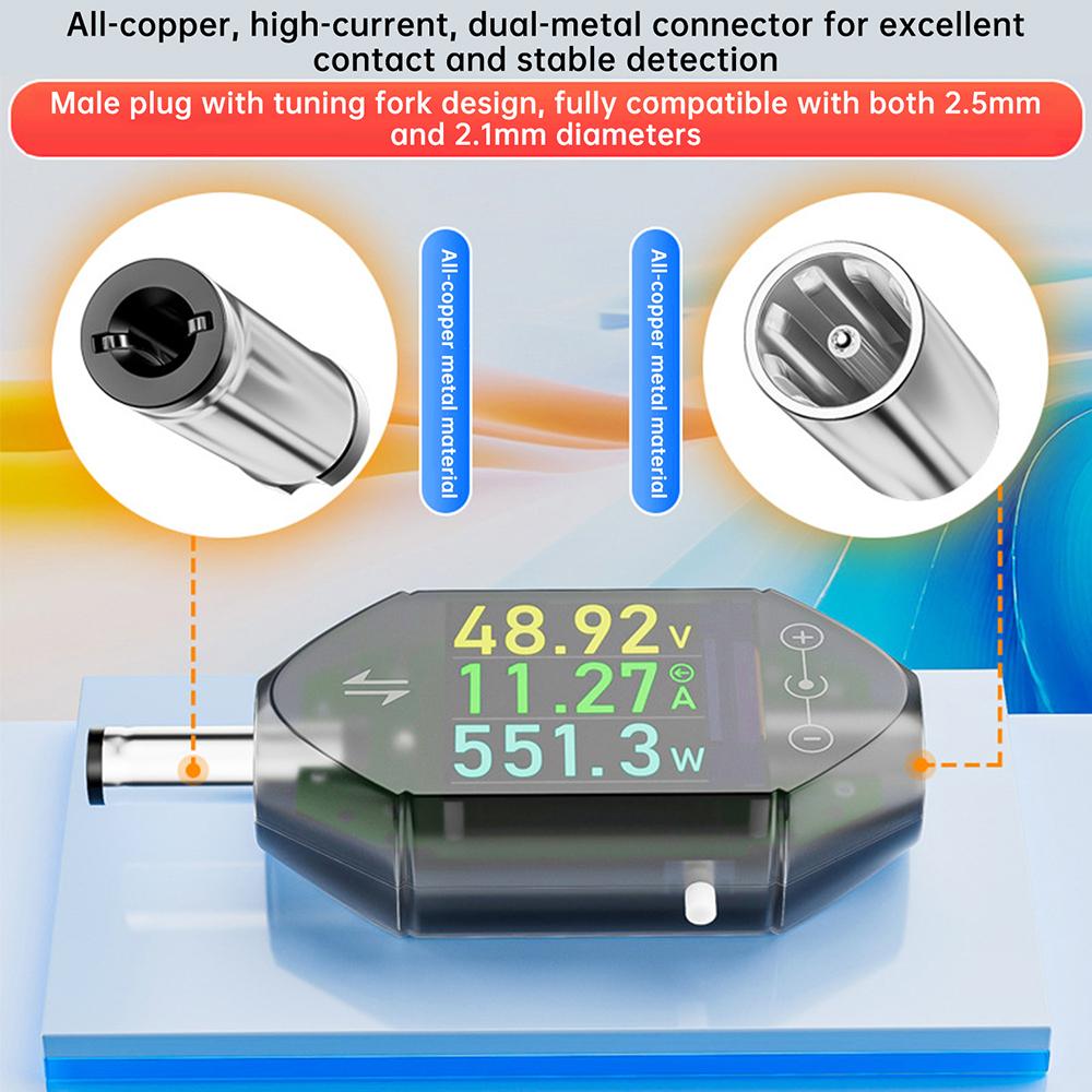 DT550 DC 4.5-50V 0-6A Высокоточный Цифровой Дисплей DC Вольтметр Амперметр Измеритель Мощности 0-600W Тестер Интерфейса