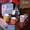 Wedgwood Кружка из костяного фарфора «Пион»