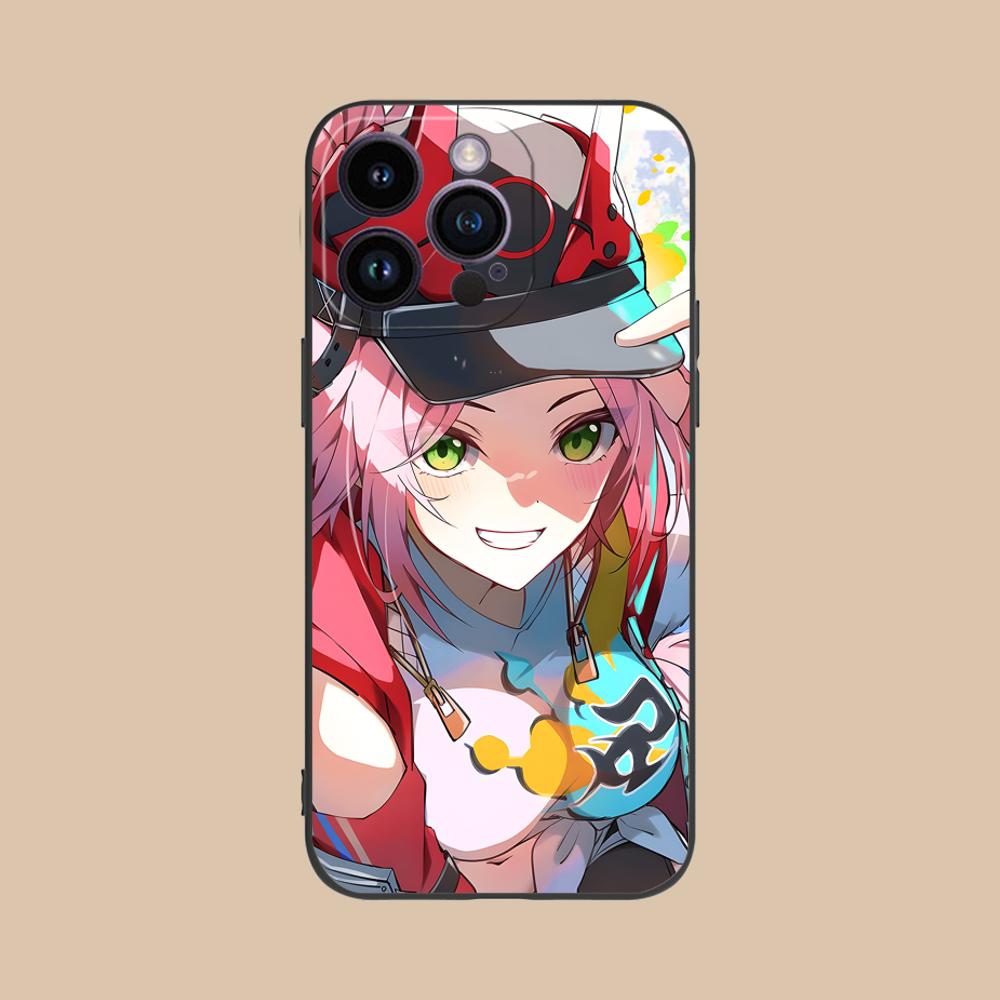 HSR Rappa Матовый ТПУ Чехол для Мобильного Телефона для iPhone 17 16 15 14 13 12 11 X XR XS 8 7 Air Pro Max Plus Mini Цветной Чехол