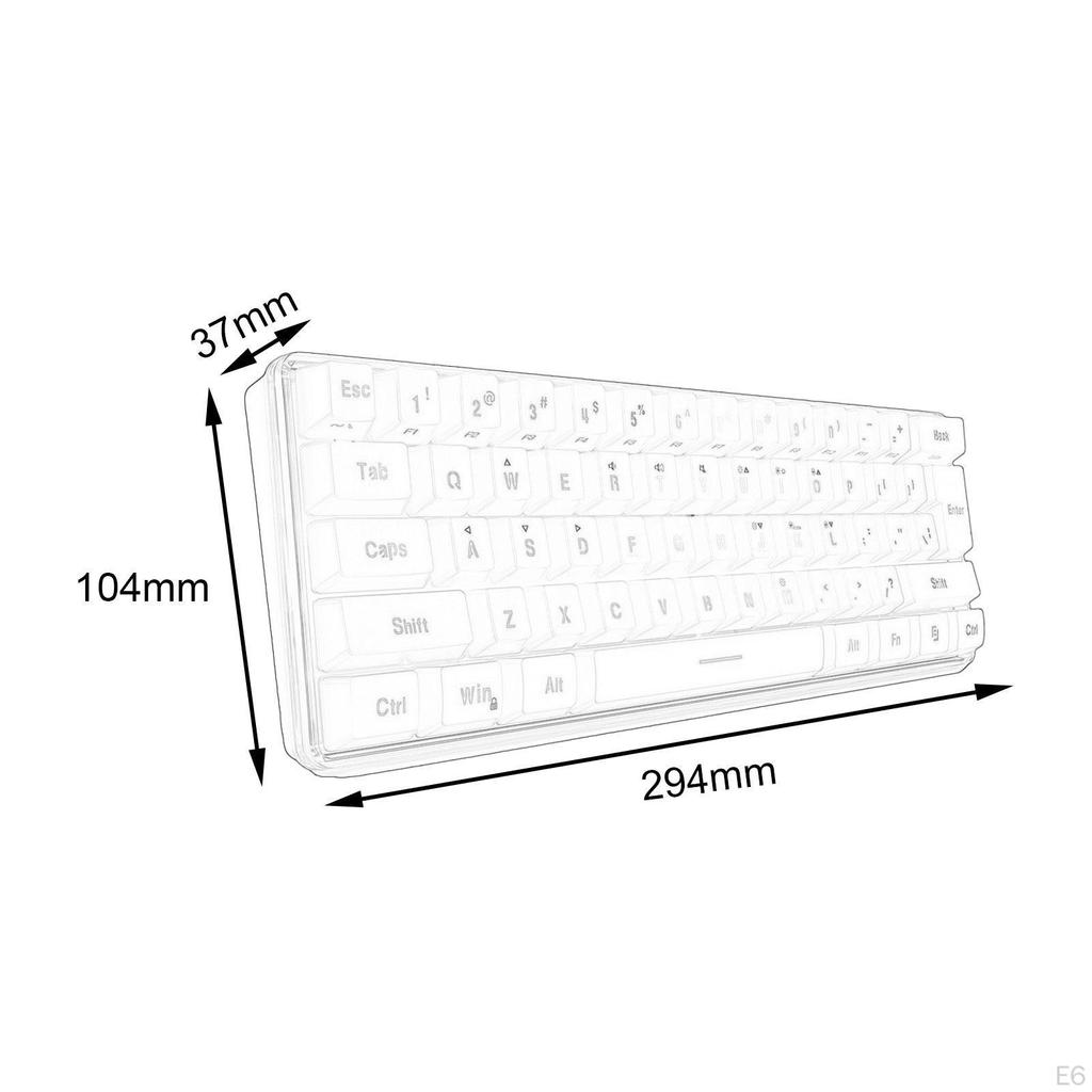 Wired Gaming Computer Keyboard, Color Keycaps, RGB Lighting, Compact for Typing, Gaming, Office,