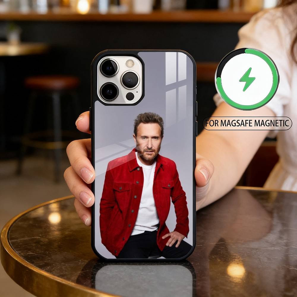 DJ D-David G-Guetta Magnetic For Magsafe Wireless Charging Phone Case For iPhone17,16,15,14,13,12,11 Plus,Pro Max