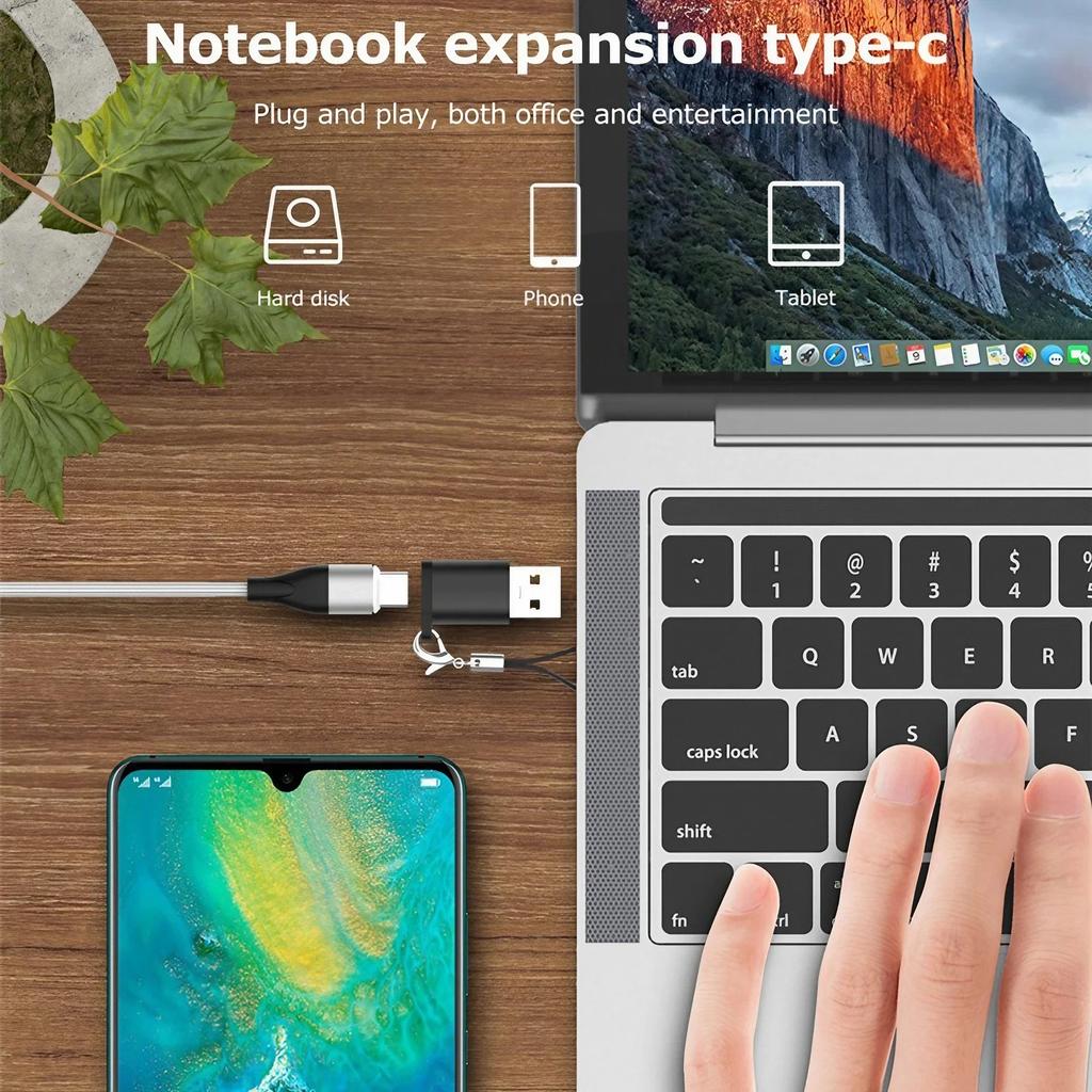 Переходник Type C OTG USB C на USB 3.0 Кабель-конвертер Зарядка Передача данных для Смартфона Планшета