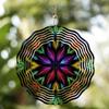 10 Inch Bohemian Wind Spinner Outdoor Decor with 360 Rotating Hook Perfect for Balcony Garden Spring Summer Gift for Friends Family