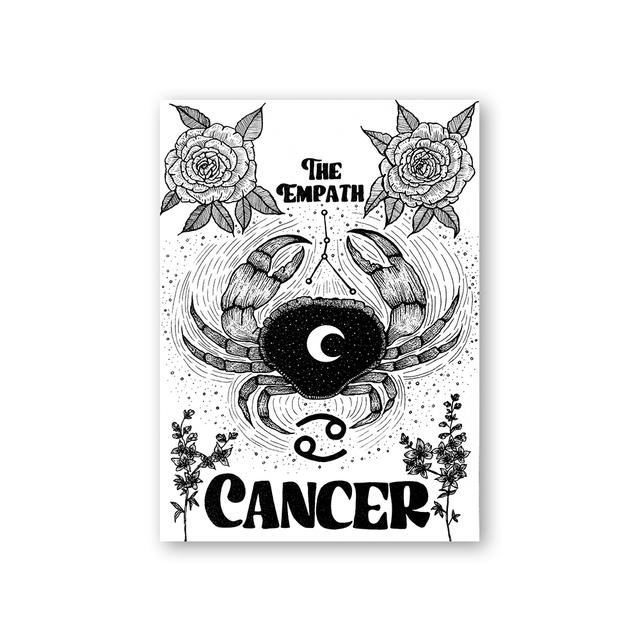 Знак зодиака, знак звезды, настенная живопись на холсте, астрология, печать плакатов, бохо, рак, весы, созвездие Близнецов, гостиная, домашний декор, без рамки