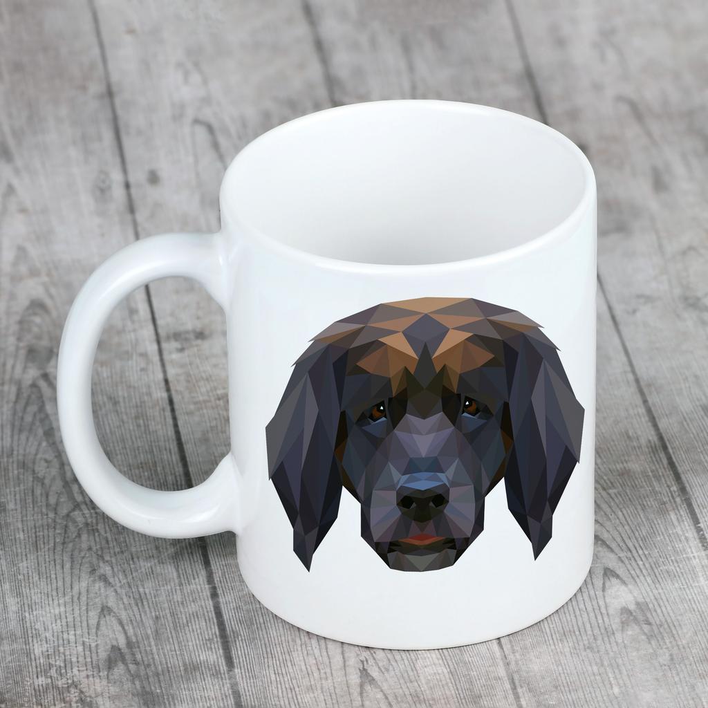 Leonberger -Kubek Ze Zdjęciem I Napisem Geometryczny Pies Art-Dog