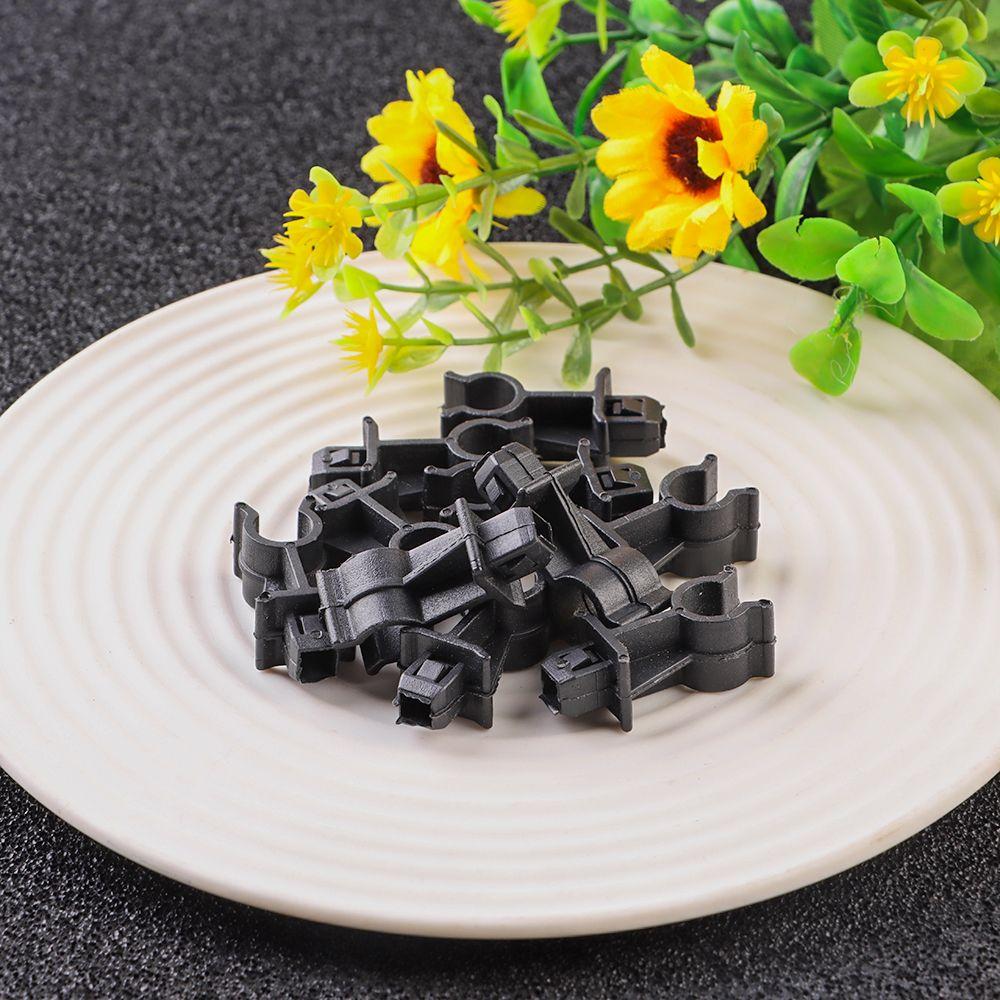 10pcs Practical Car Parts Holder Hood Bonnet Support Clip Black Retainer Prod Rod Clamp 65722EB300