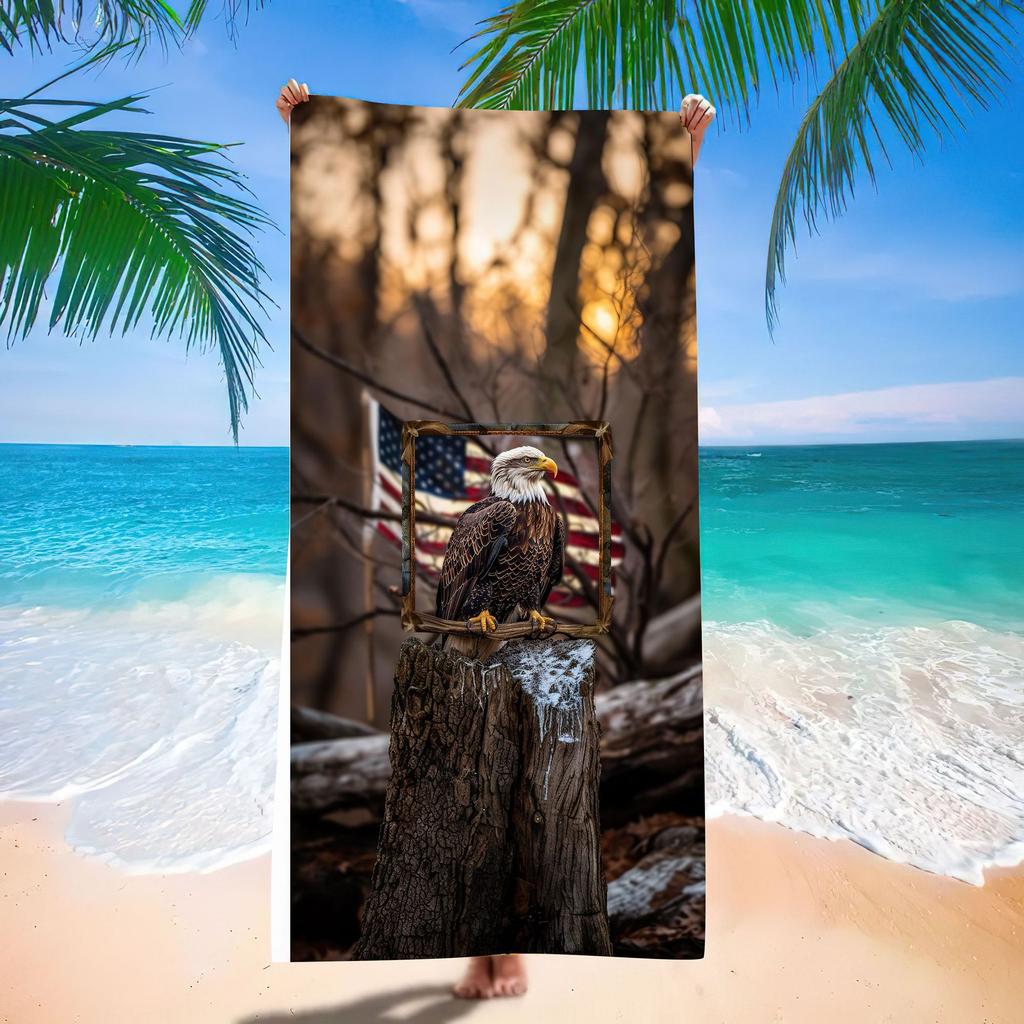European And American Beach Towels Ins Wind Cows Animals Digital Printing Bath Towels Microfiber Beach Towels Quick Drying Water Absorption