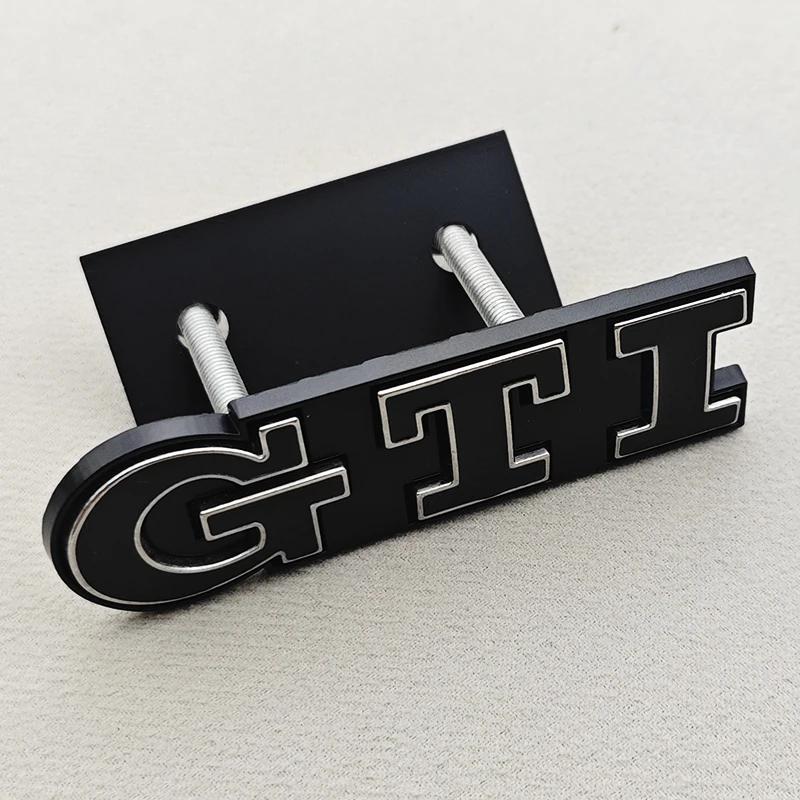 Golf 3 4 MK3 MK4 2026 Hot For VW VOLKSWAGEN 3D Metal Logo GTI Car Front Grille Badge Emblem For Volkswagen Polo Typ 9N3 6R AW Go
